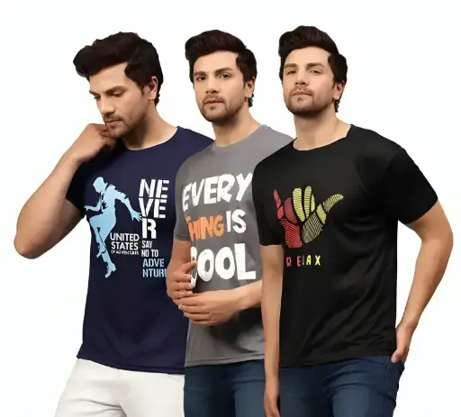Urban glamorous tshirt Dri fit for men combo of 3